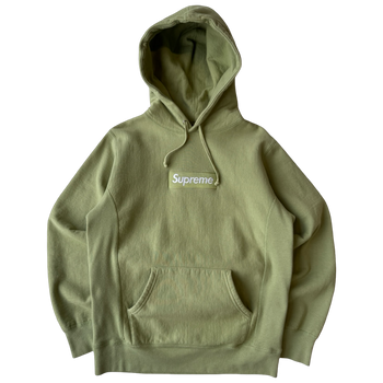 Supreme Box Logo Hoodie Sage (USED)