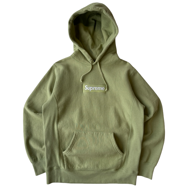 Supreme Box Logo Hoodie Sage (USED)