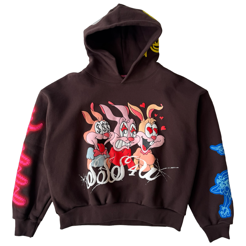 Drake $$$4U Hot Moms Vixen Hoodie Brown