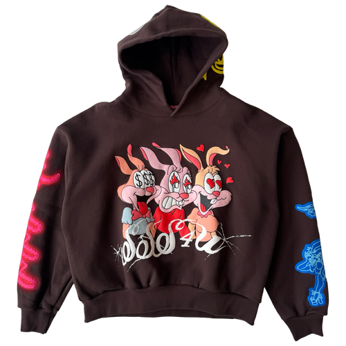 Drake $$$4U Hot Moms Vixen Hoodie Brown | Vintage Clothing Store Canada