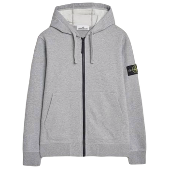 Stone Island Full Zip Up Sweater Grey
