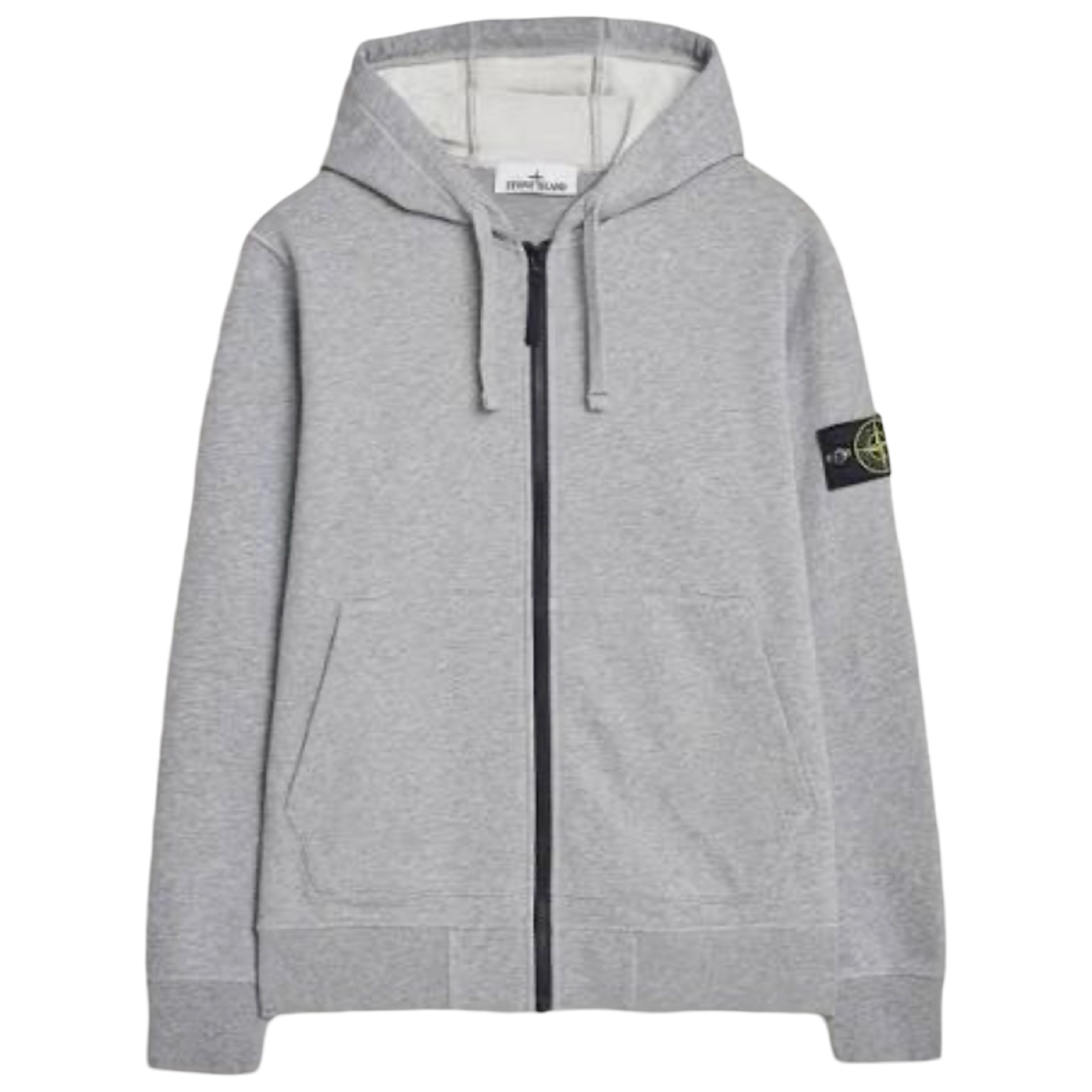 Stone Island Full Zip Up Sweater Grey