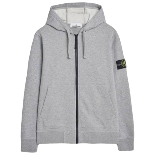 Stone Island Full Zip Up Sweater Grey | Vintage Clothing Store Canada