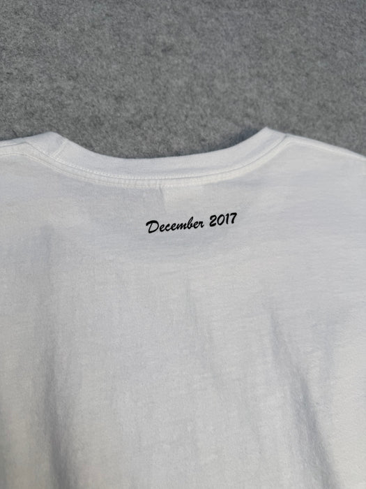 Supreme Christmas Skeleton Tee White (USED) | Vitnage Clothing Store Canada