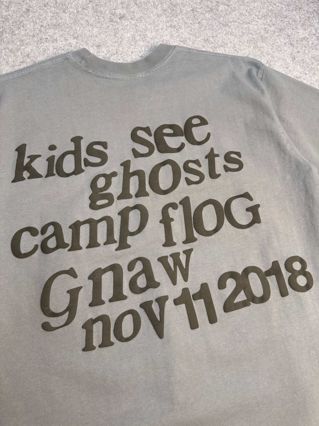 CPFM Kids See Ghost Lucky Me Tee Grey (USED)