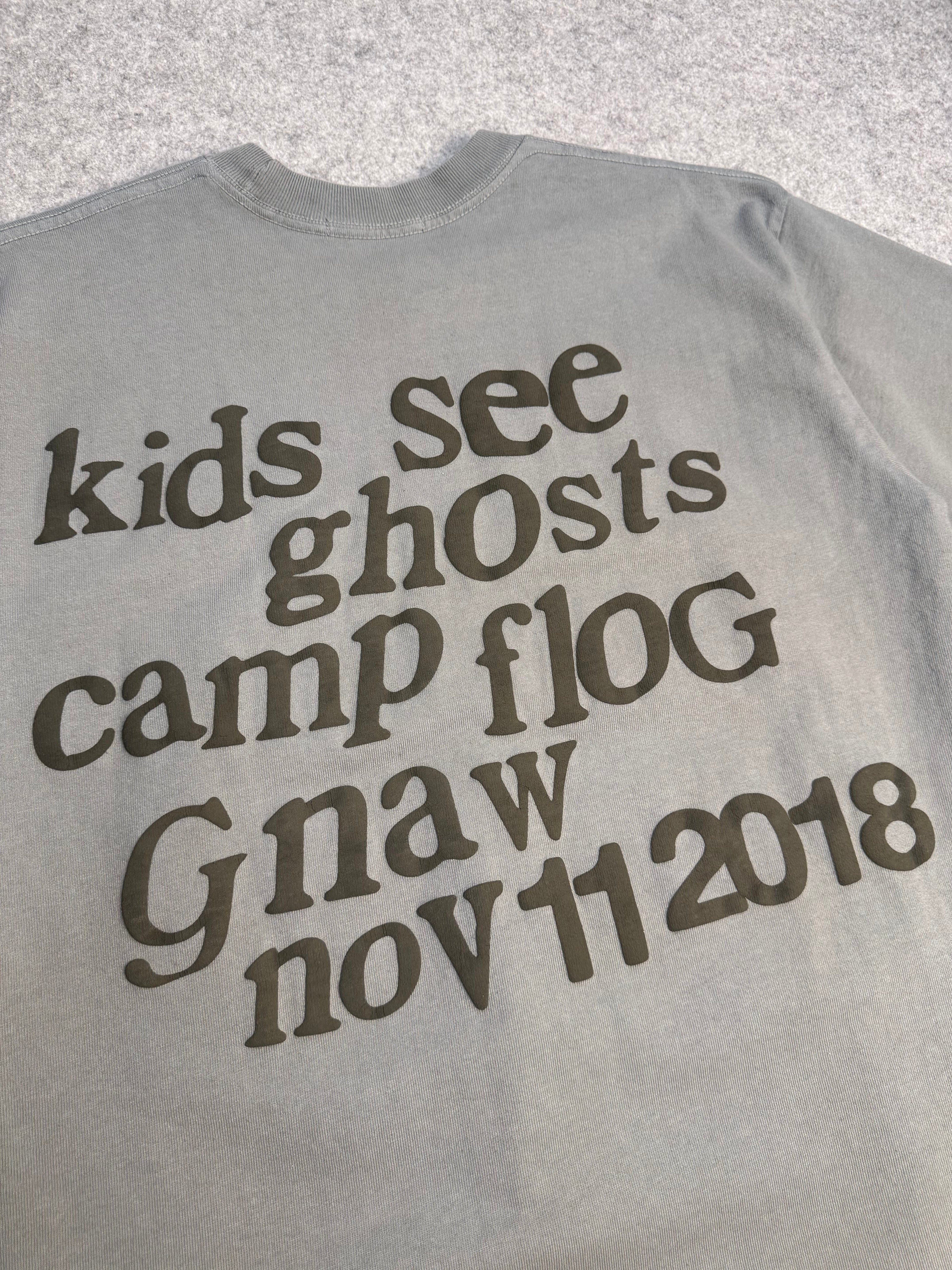 CPFM Kids See Ghost Lucky Me Tee Grey (USED)