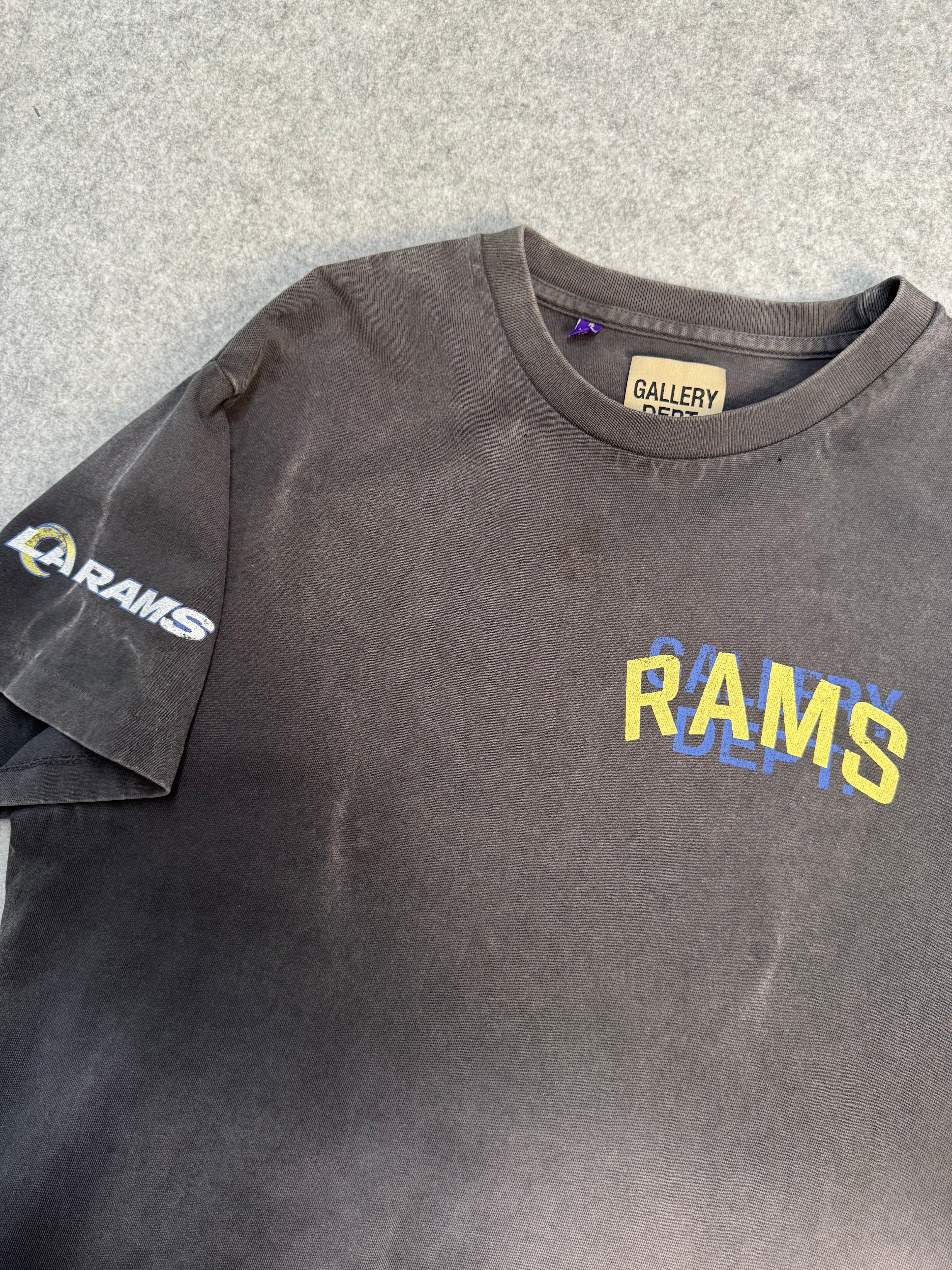 Gallery Dept. LA Rams Sun Faded Tee Black (USED)