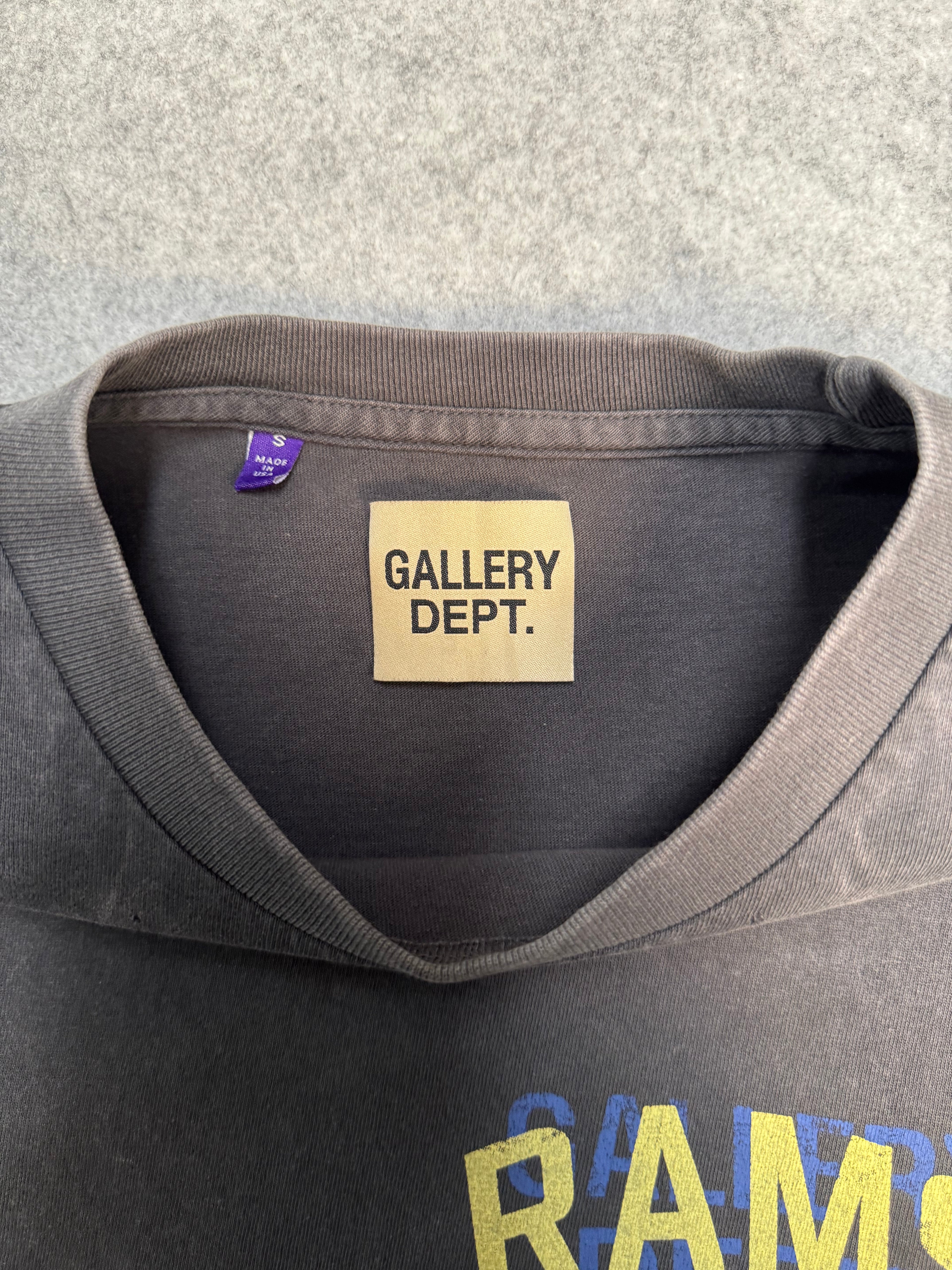 Gallery Dept. LA Rams Sun Faded Tee Black (USED)