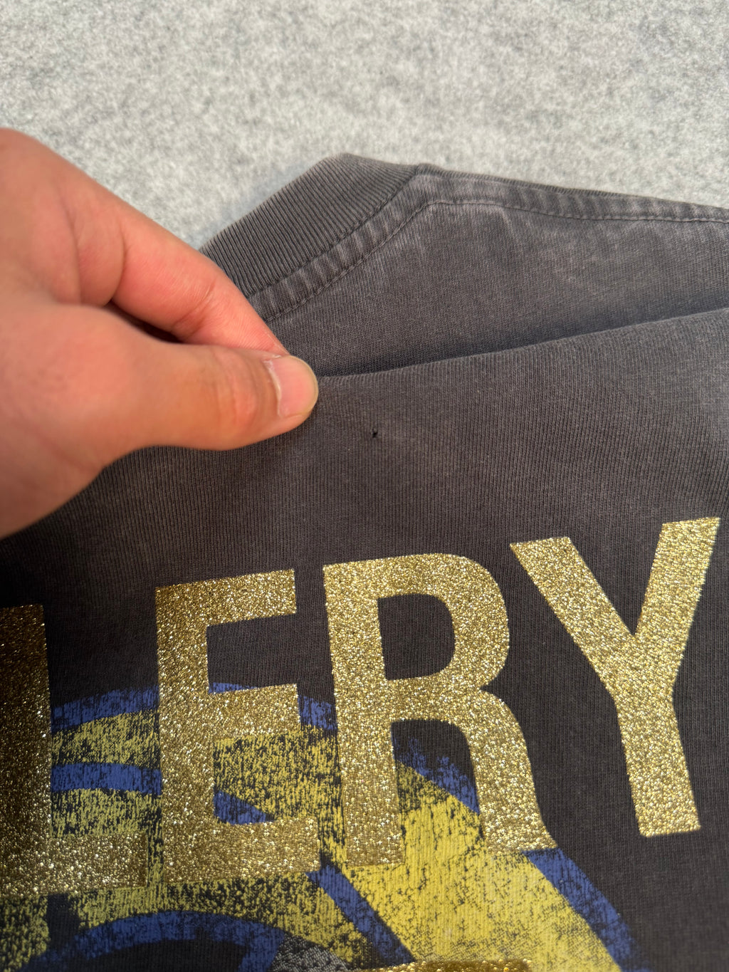 Gallery Dept. LA Rams Sun Faded Tee Black (USED)