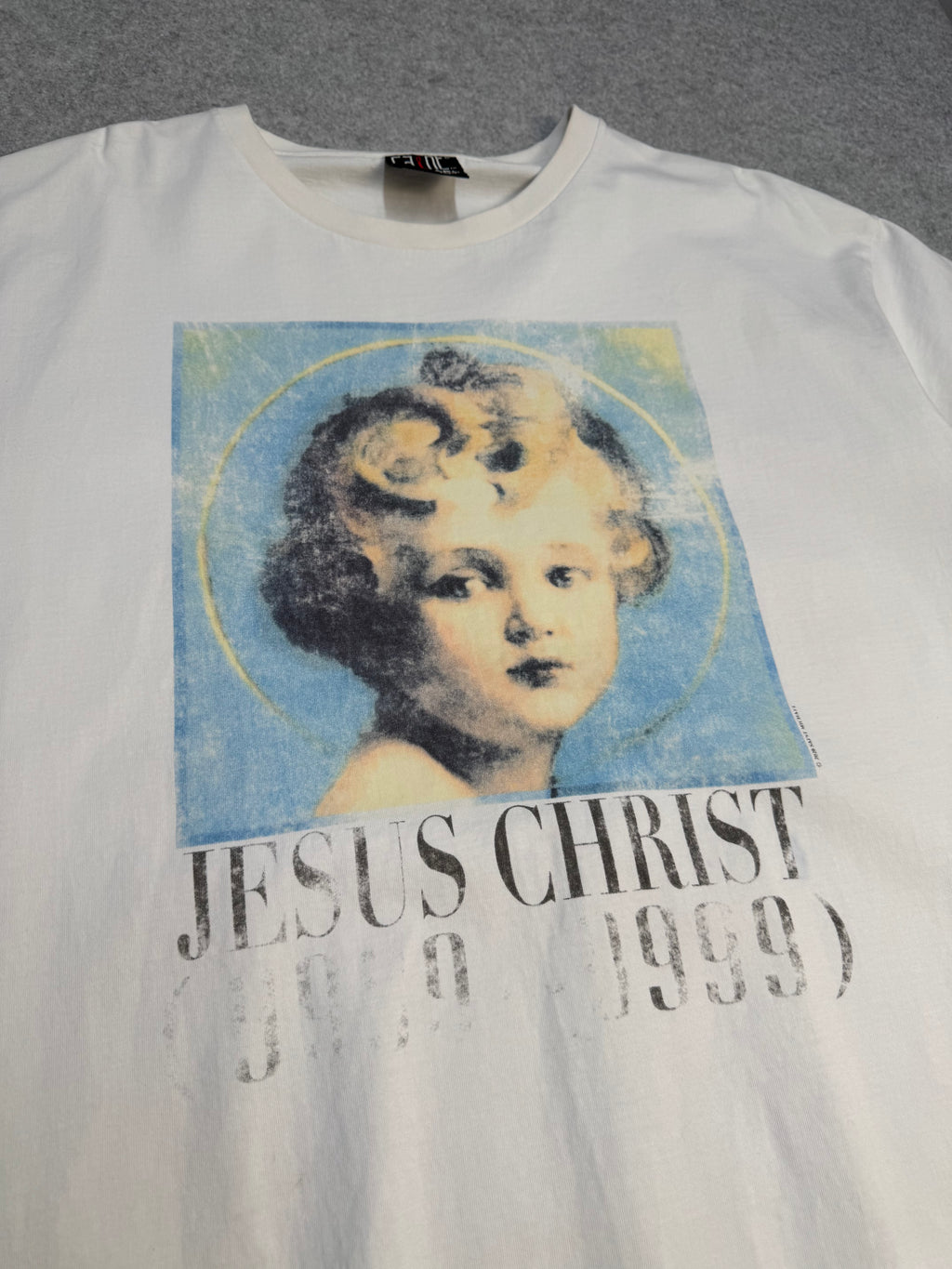 Saint Micheal Jesus Christ Memorial Tee White (USED)
