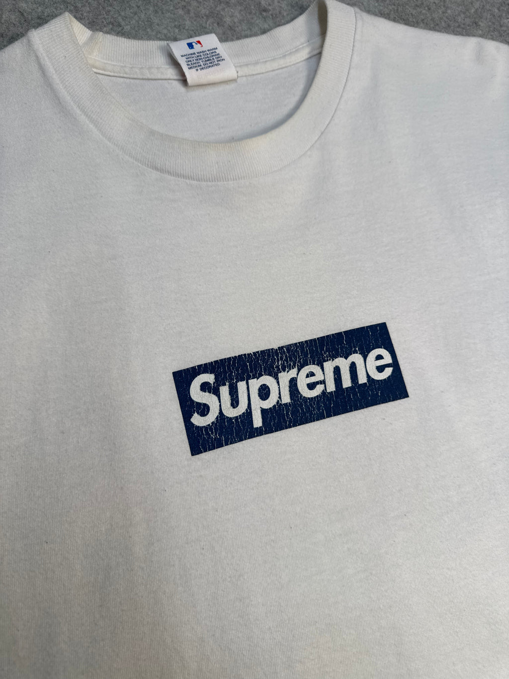 Supreme Rizzoli Box Logo F&F Tee White (USED)