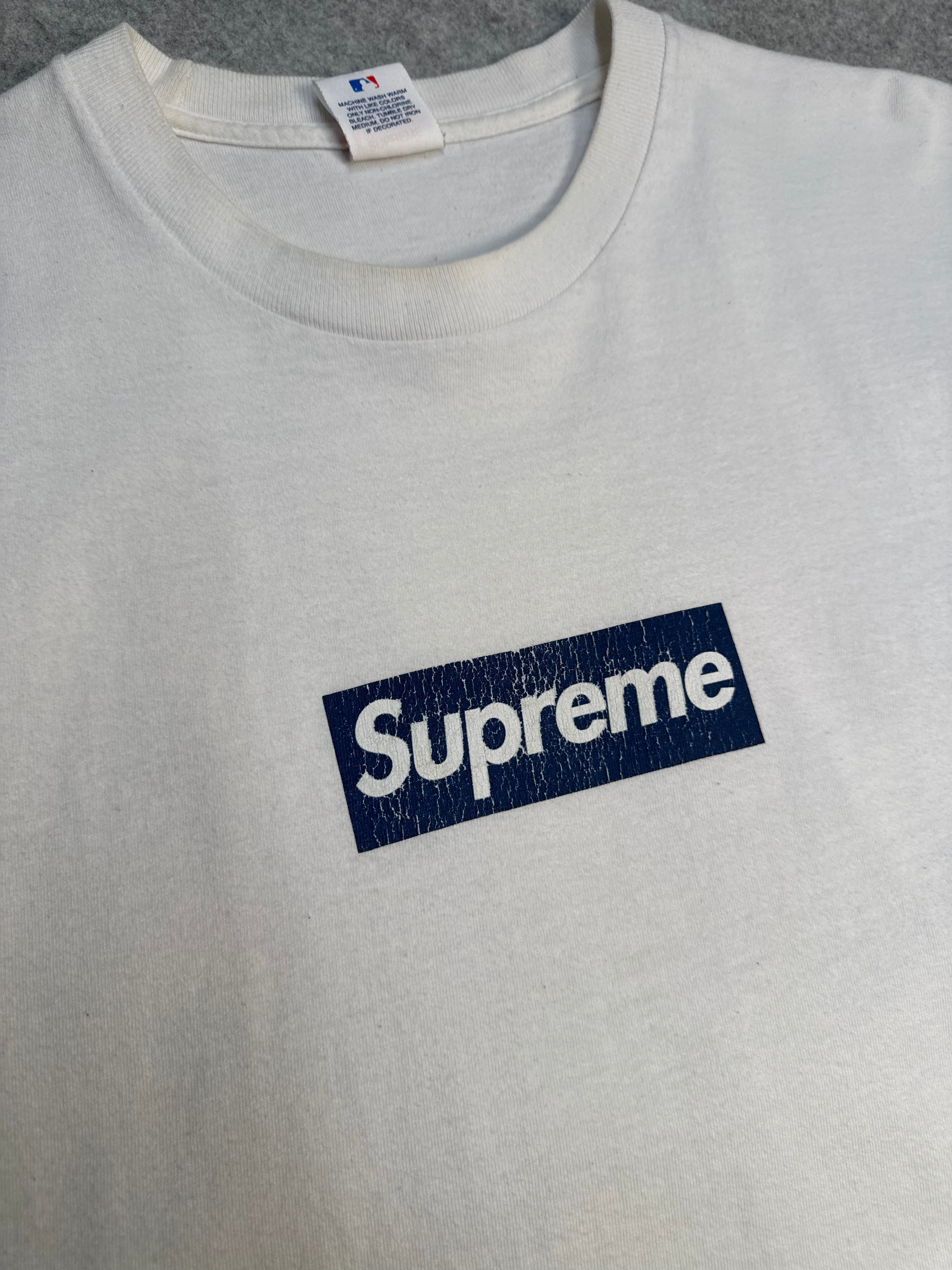 Supreme Rizzoli Box Logo F&F Tee White (USED)