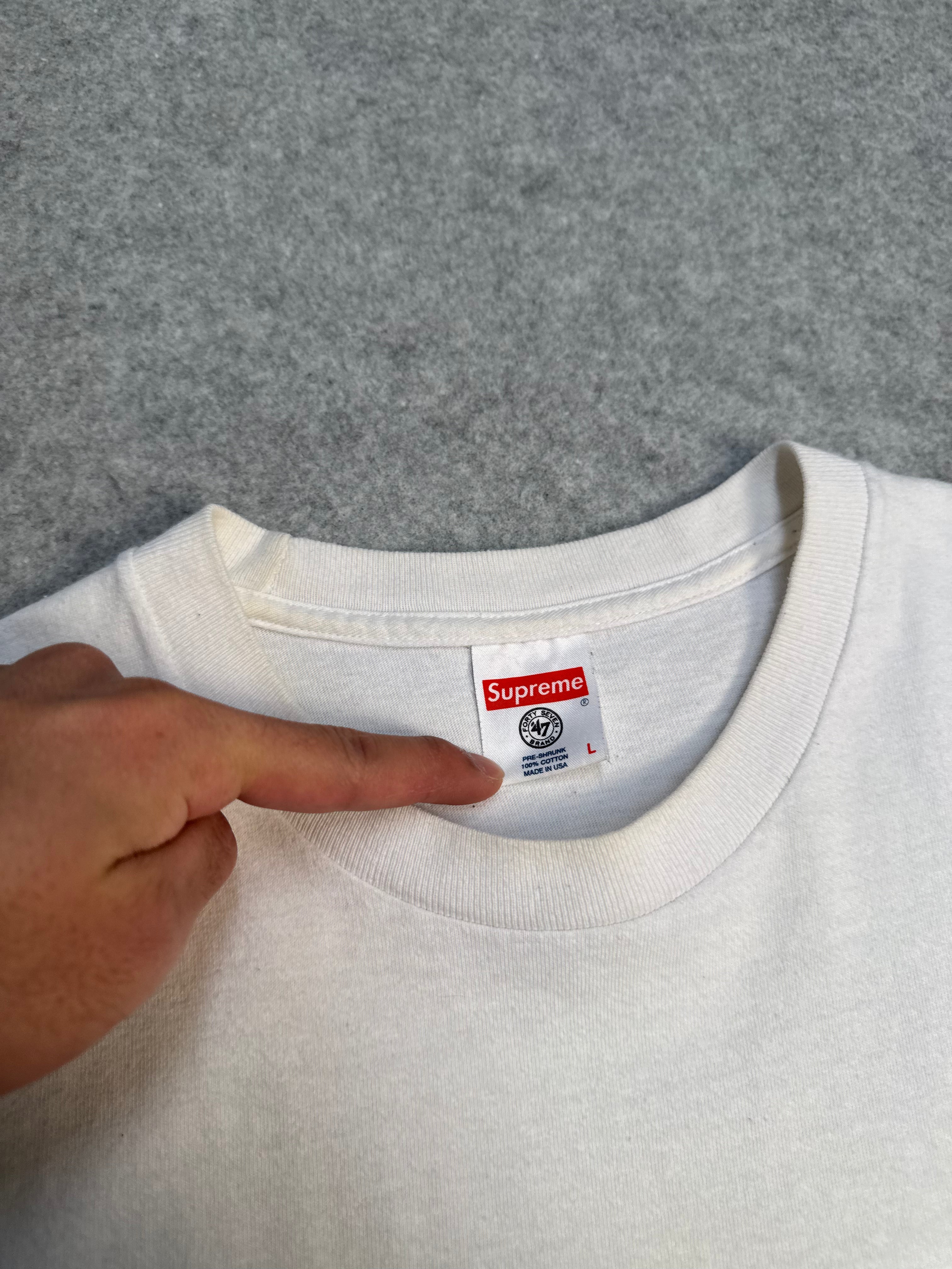 Supreme Rizzoli Box Logo F&F Tee White (USED)