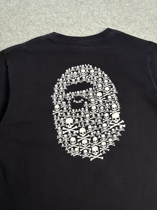 BAPE x Mastermind Skull Tee Black (USED) | Vitnage Clothing Store Canada