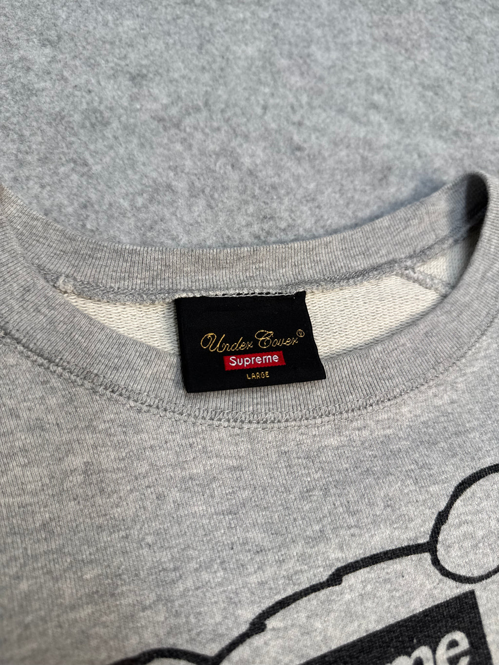 Supreme Undercover Bear Sweatshirt Grey (USED)