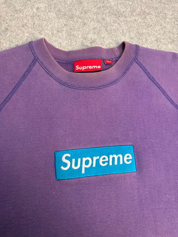 2000’s Supreme Box Logo Sweatshirt Purple (USED)