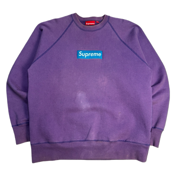 2000’s Supreme Box Logo Sweatshirt Purple (USED)