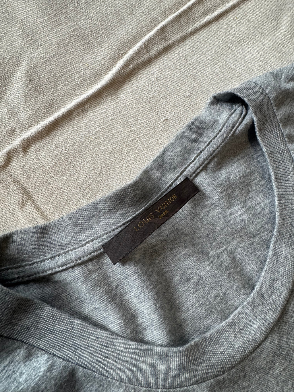 Louis Vuitton Short Sleeve Tee Heather Grey