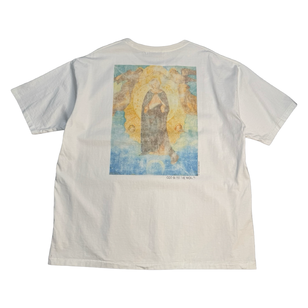 Saint Micheal Jesus Christ Memorial Tee White (USED)