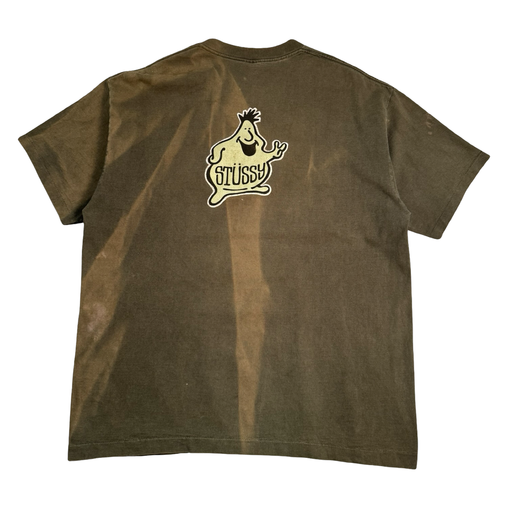 Vintage Stussy Flubber Tee Olive (USED)