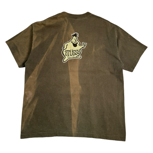 Vintage Stussy Flubber Tee Olive (USED) | Vintage Clothing Store Canada