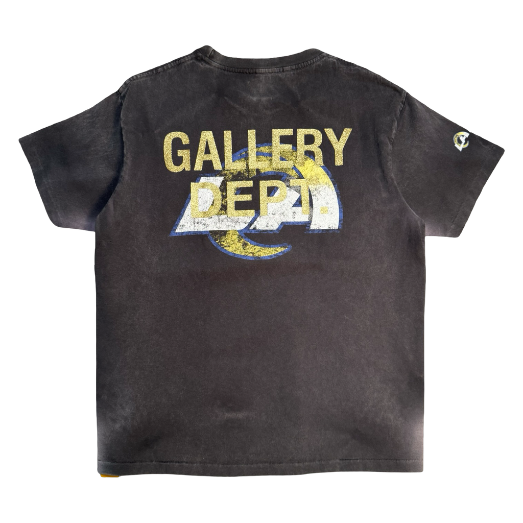 Gallery Dept. LA Rams Sun Faded Tee Black (USED)