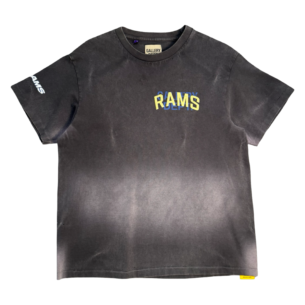 Gallery Dept. LA Rams Sun Faded Tee Black (USED)