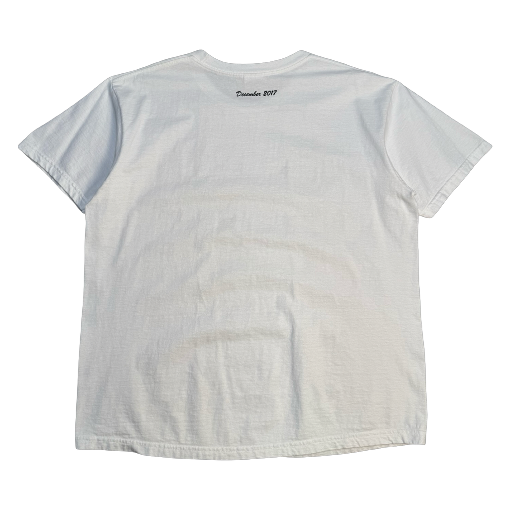 Supreme Christmas Skeleton Tee White (USED)
