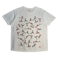 Supreme Christmas Skeleton Tee White (USED)