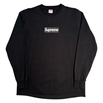 Supreme Box Logo L/S Tee Black (USED)