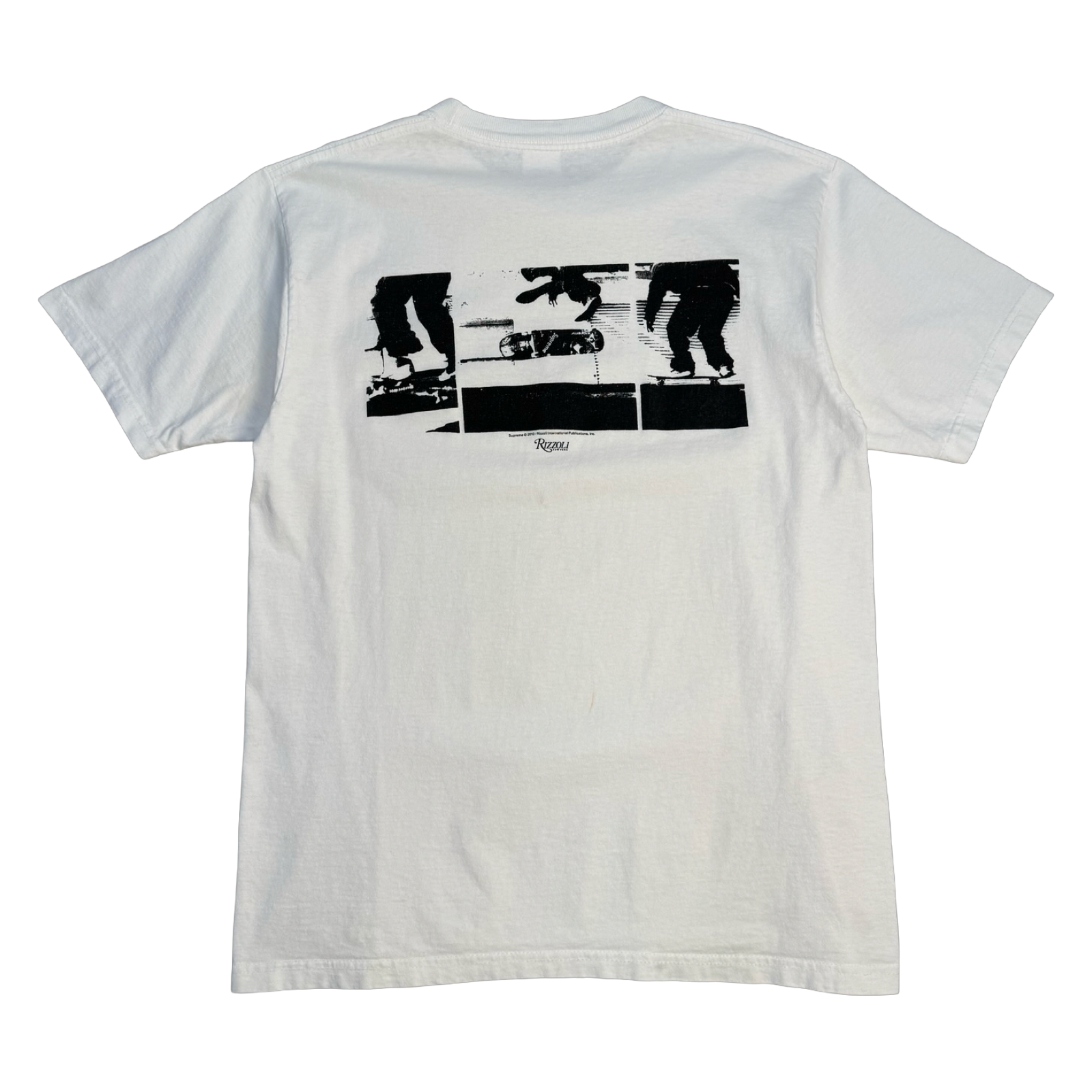 Supreme Rizzoli Box Logo F&F Tee White (USED)