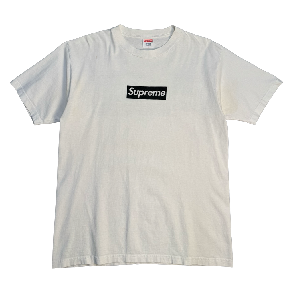 Supreme Rizzoli Box Logo F&F Tee White (USED)