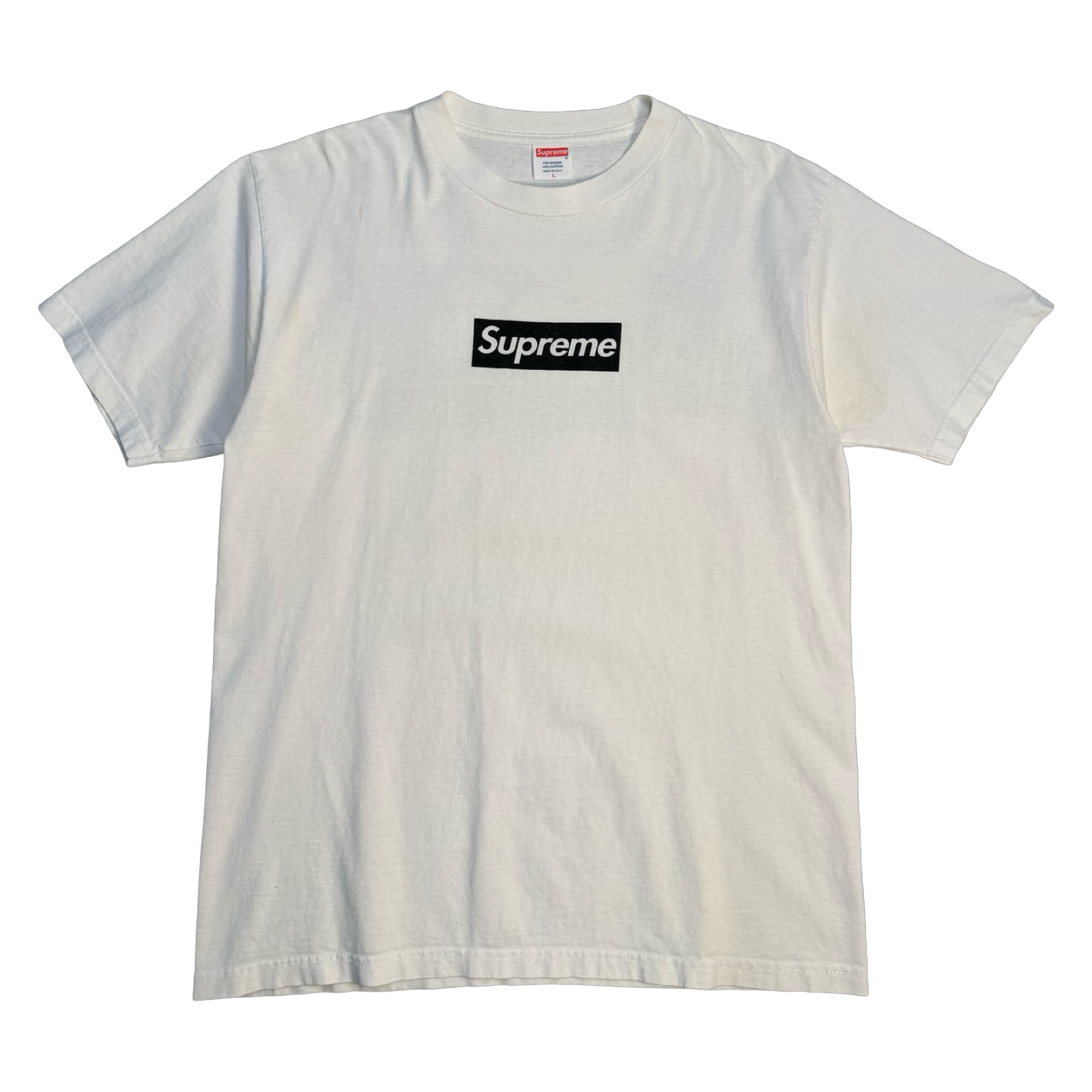 Supreme Rizzoli Box Logo F&F Tee White (USED)