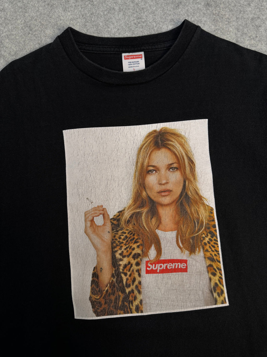 Supreme Kate Moss Photo Tee Black (USED)