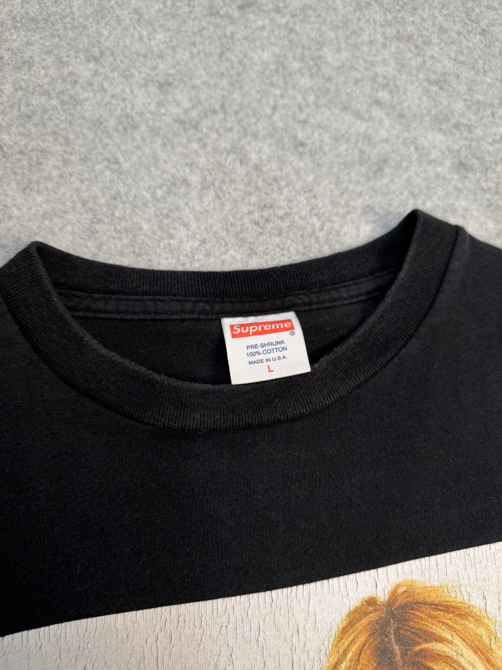 Supreme Kate Moss Photo Tee Black (USED)