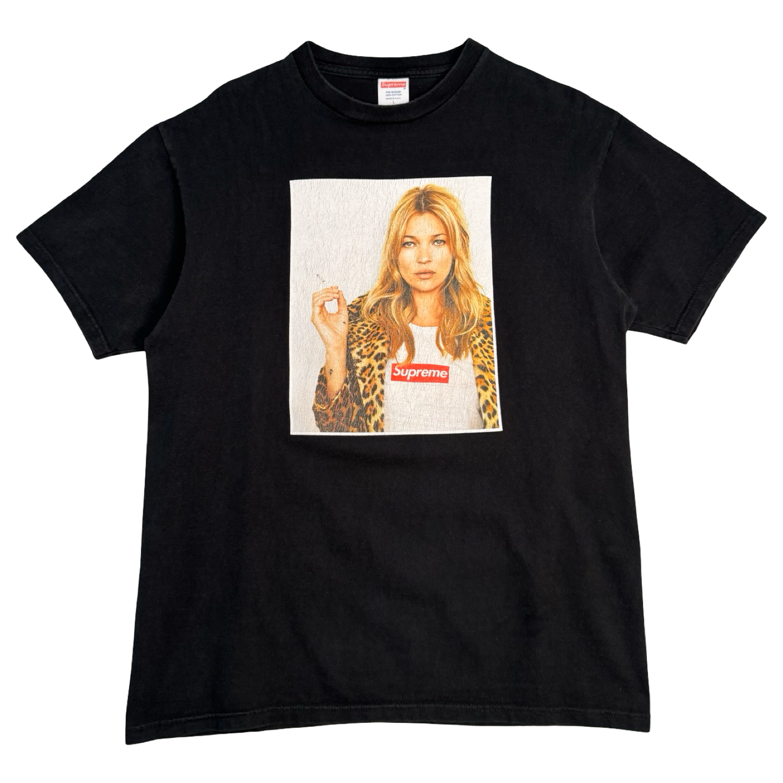 Supreme Kate Moss Photo Tee Black (USED)