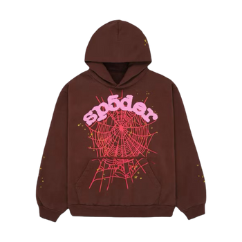 Sp5der Web Hoodie Brown