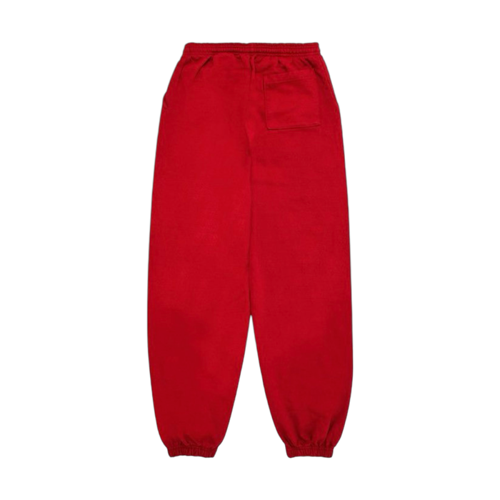 Sp5der Angel Number 555 Sweatpants Red | Vitnage Clothing Store Canada