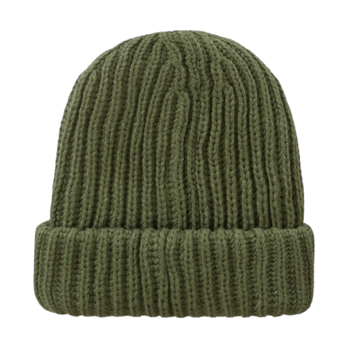 Supreme Classic Logo Chunky Ribbed Beanie Olive | Vintage Clothing Store Canada