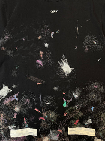 Off-White Galaxy Brushed Tee Black (USED)
