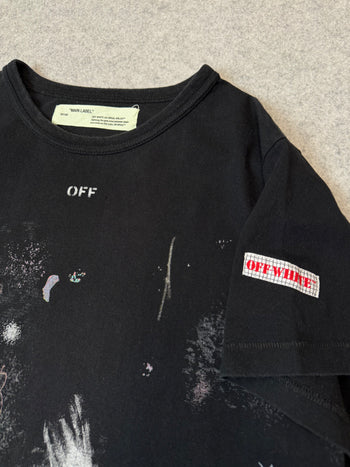 Off-White Galaxy Brushed Tee Black (USED)