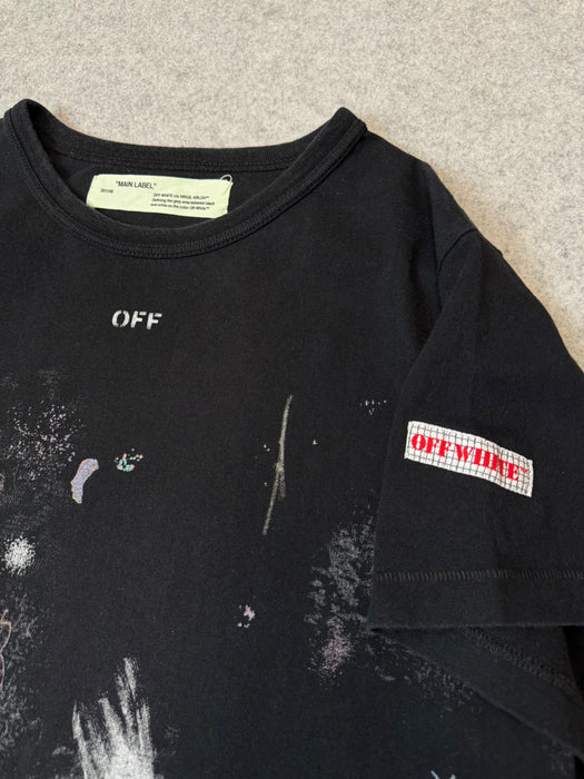 Off-White Galaxy Brushed Tee Black (USED) | Vitnage Clothing Store Canada