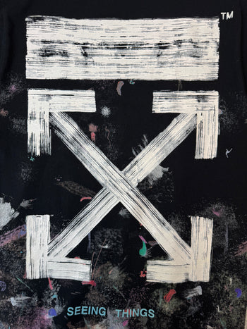 Off-White Galaxy Brushed Tee Black (USED)