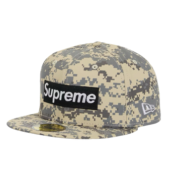 Supreme MLB Pittsburgh Pirates Box Logo Fitted Hat Digital Camo