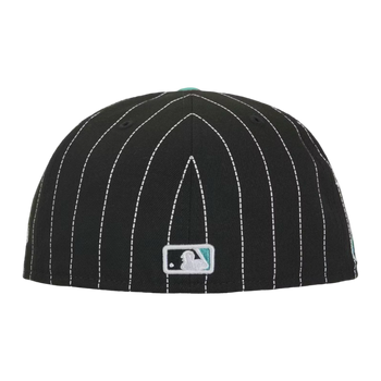 Supreme MLB Florida Marlins Box Logo Pinstripe Fitted Hat
