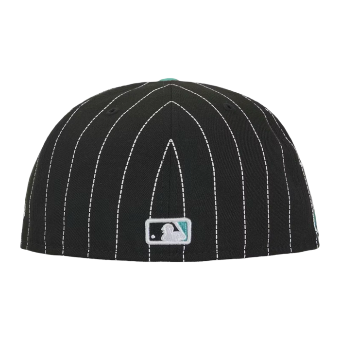 Supreme MLB Florida Marlins Box Logo Pinstripe Fitted Hat | Vitnage Clothing Store Canada