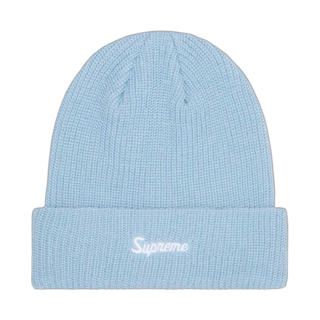 Supreme FW25 Loose Gauge Beanie Light Blue