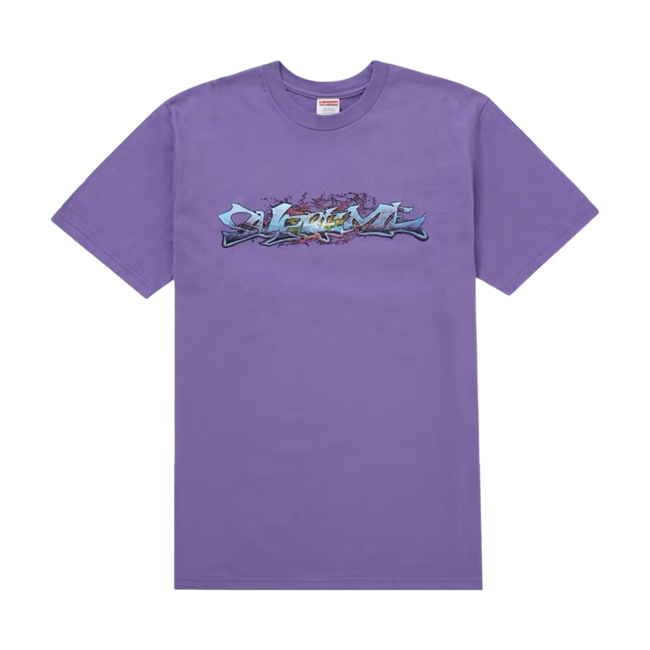 Supreme Tag Tee Purple