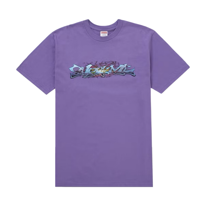 Supreme Tag Tee Purple | Vitnage Clothing Store Canada