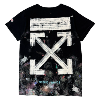 Off-White Galaxy Brushed Tee Black (USED)